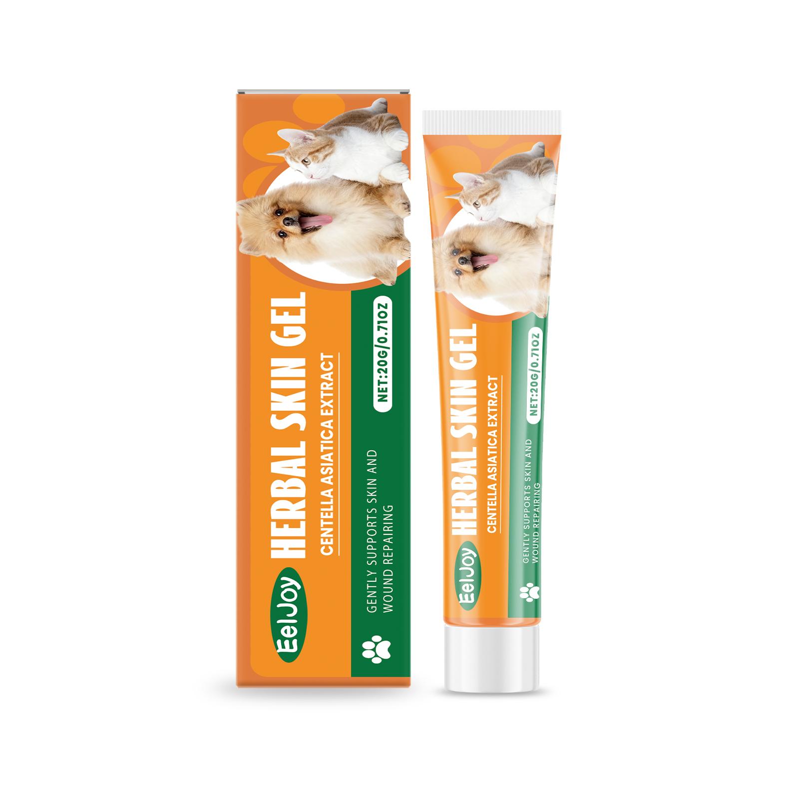 

EelJoy Pet Grooming Gel 20g - Gentle Formula for Cat and Dog Skin Care, Lightweight and Easily Absorbed, Suitable for Daily Pet Care