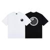Stussy 2025 Spring/Summer New High Quality Cotton Round Neck T-shirt for Men and Women Classic Logo Black 8 Series Pattern Printing Couple T-shirt