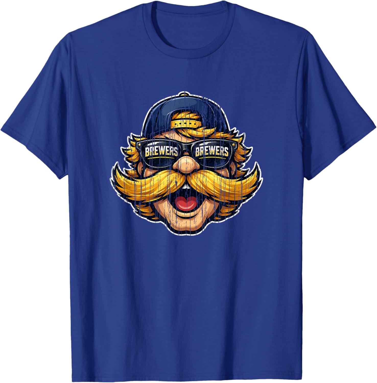 Brewers Retro Gift for Men Women Boys Girls Kids Unisex T-Shirt XXXL