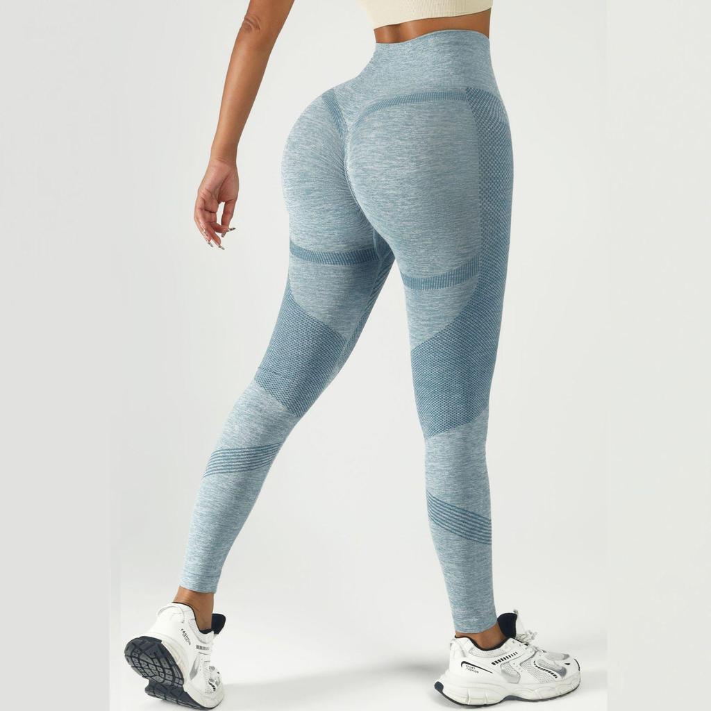 Seamless High-Waist Peach Butt Yoga Pants: Slimming, Tight, Cropped Training Outerwear