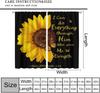 Sunflower Curtains for Kitchen,Black Pithy Rustic Sunshine Beautiful Wonderful Sunflower Plant Flower Butterfly Window Drapes