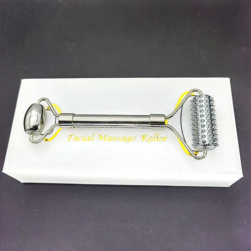 Stainless Steel Facial & Eye Massager, S-Shape Beauty Scraping Tool for Full Body Muscle Relaxation