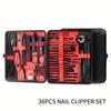 36 Pcs Full Set Multifunctional Nail Clipper Set Pedicure Facial Care Tools Multifunctional Everyday Hand and Foot Manicure Tools