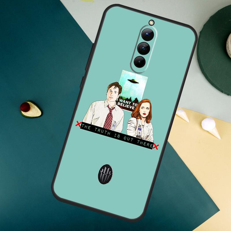 

The X Files I want to believe For ZTE Nubia Red Magic 10 Air 8 9 8S 9S 10S Pro Plus 7 6S 7S Pro Red Magic 11 Pro Plus Case Red Magic 8 Pro