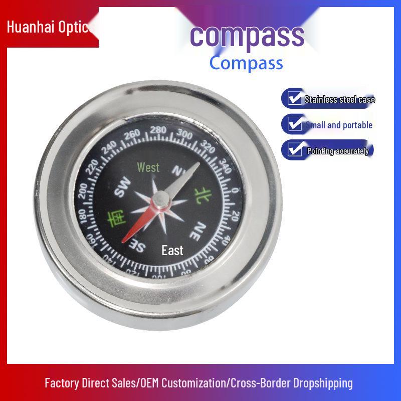 

60 мм Нержавеющая сталь Уличный Обучающий Компас