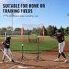 7x7 Ft Baseball Softball Practice Net, Portable Baseball Training Net for Hitting Batting Catching Pitching, Backstop Baseball Equipment Training Aids