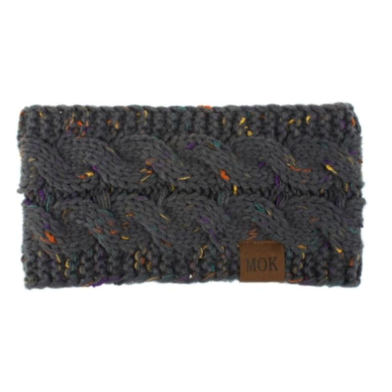 Breites Strick-Stirnband Winter Warm Ohr Haarband Headwraps Ohrenwärmer