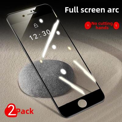Tempered Glass Screen Protector for iPhone 6s/7 Plus/8 Plus/SE 2/SE 3 - Full Edge Coverage (Available In Black/White)