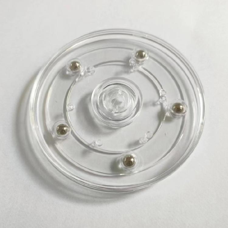 2 Piece Multifunctional 360 Degree Rotating Plastic Turntable Decorative Display Stand Plate Household Organizers Tool