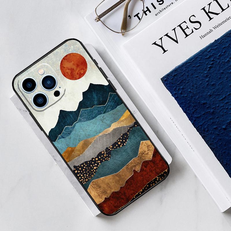 Star Lake Mountains Case For iPhone 17 Air 14 13 12 11 15 16 Pro Max Mini 15 16 Plus 16e Funda Silicone Cover