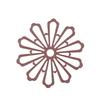1pcs Flower Pattern Thickened Cup Silicone Coaster Creative Heat Insulation Placemat Kitchen Anti-scalding Pad Pan Household Mat
