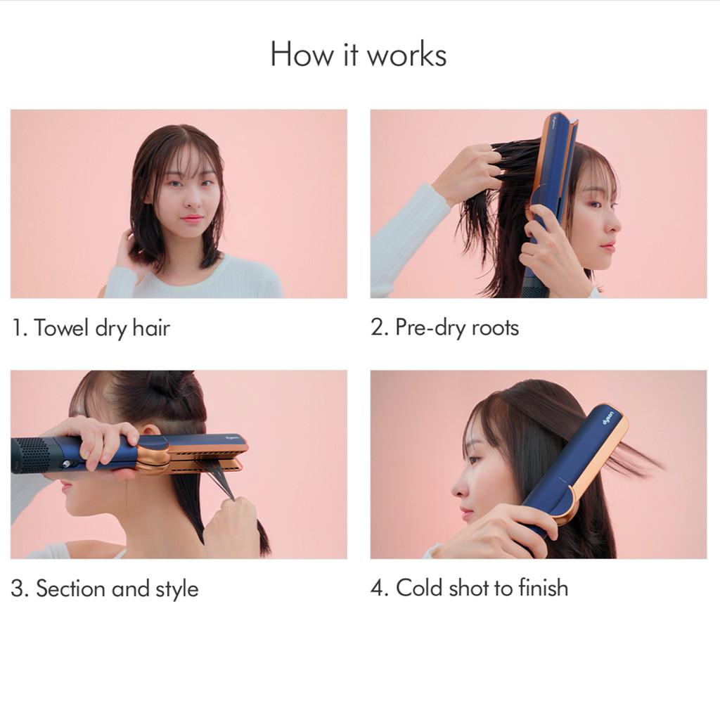 Professional Hi-Tech Hair Straightener Wet & Dry Dual-use Hair Straightener Board Household Portable Airstrait straightener