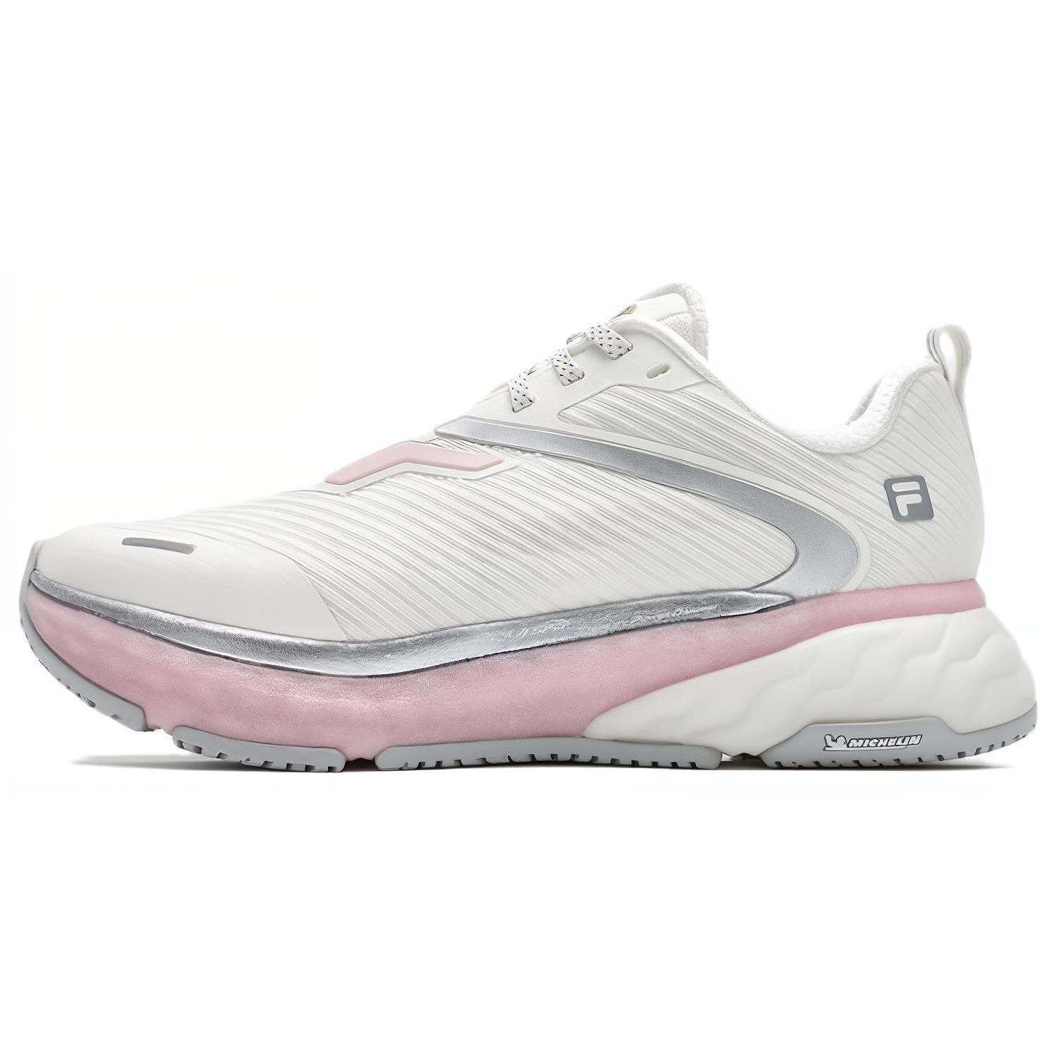 FILA Spd Cheetah Road Running Shoes  White Pink  Women s A12W411113FSW 38