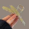 Exquisite Rhinestone Wheat Claw Clip Metal Geometric Shark Crab Hair Clip Hairpins Barrettes For Women Fashion Hair Accessories Headwear
