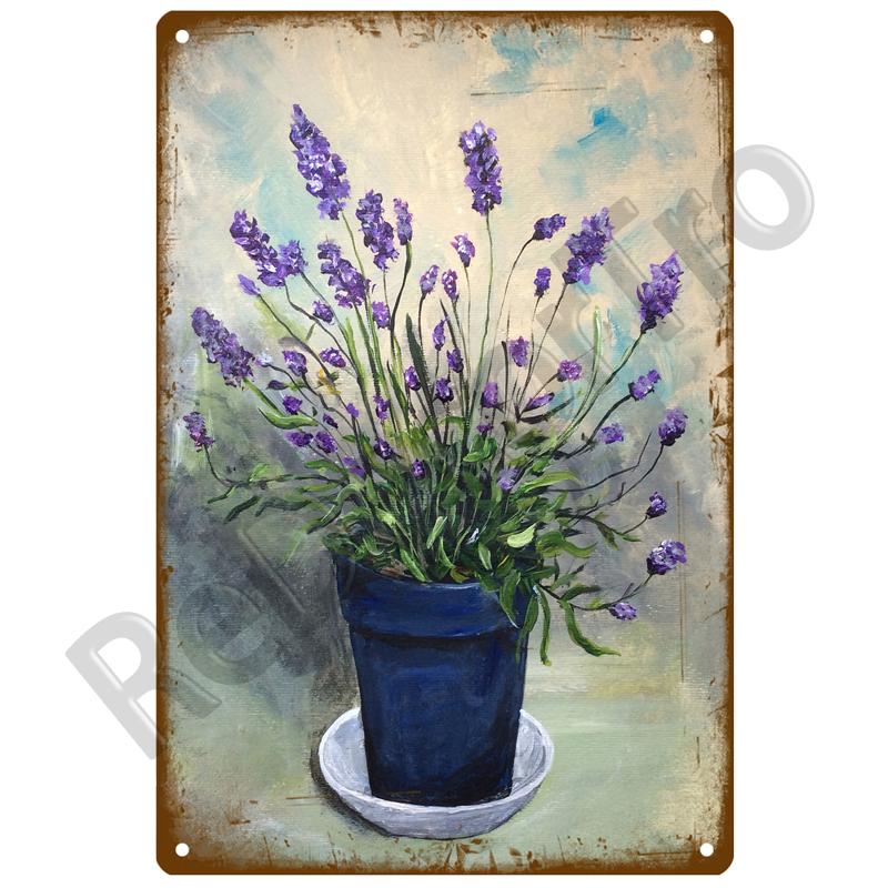 Garden Flower Rules Metal Sign Vintage Metal Plaque Plates Decor For Pub Bar Home Wall Decor Art Tin Signs Flower Poster Gift