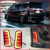 2PCS Reflector for Toyota Vellfire ALPHARD 2016 2017 2018 LED Rear Fog Lamp Bumper Light Auto Brake Light Turn Signal