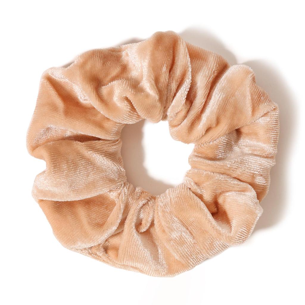 Medium Velvet Hair Scrunchie - Korean Fabric Hair Accessory