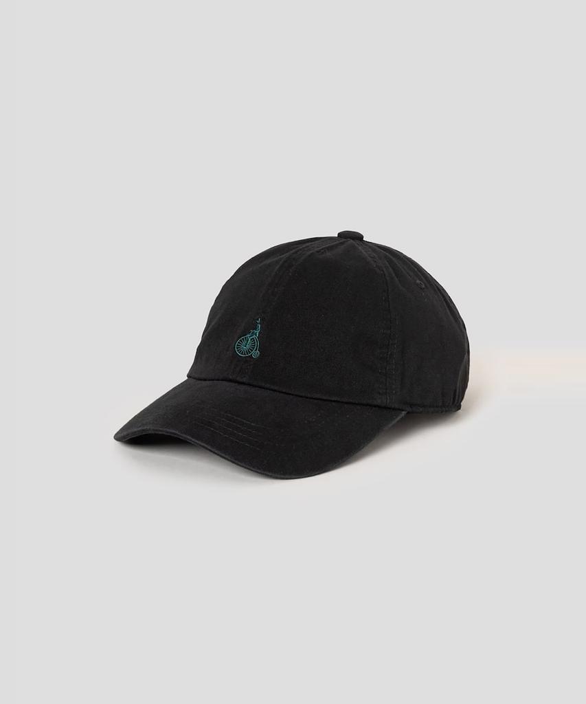 Binpolaegseseoli Cotton Twill Logo Washed Ball Cap - Black