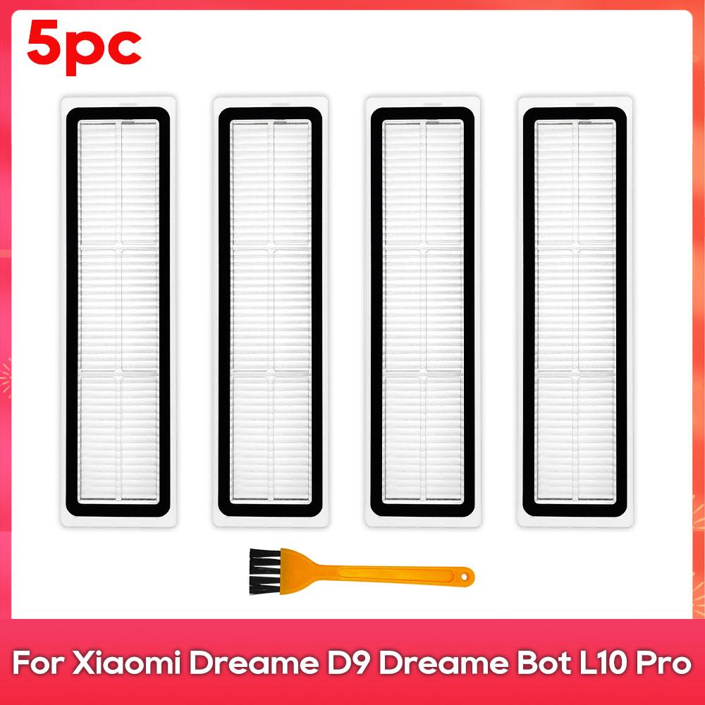 Compatible For ( Dreame D9, L10 Pro, Trouver Robot LDS Vacuum Finder ) Spare Parts Accessories Main Side Brush Mop Hepa Filter