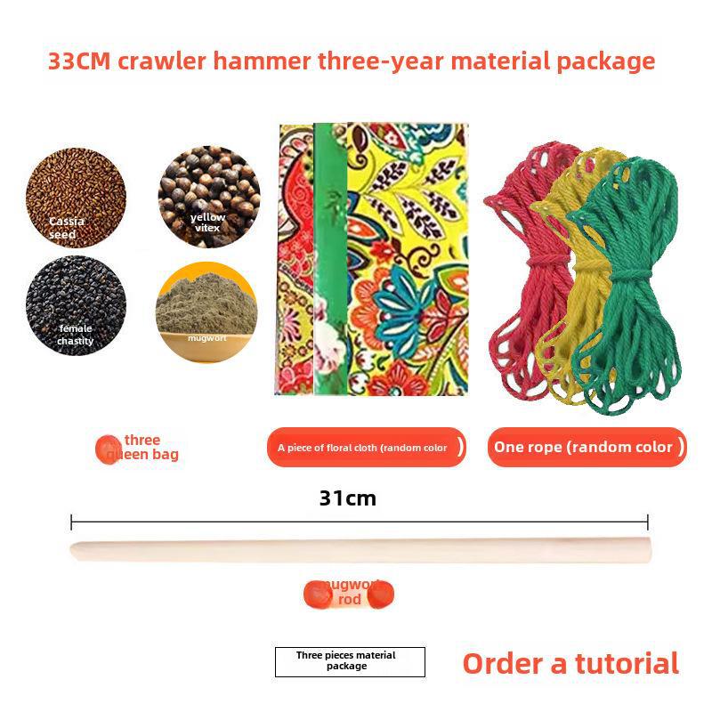 Artemisia Argyi Handmassagehammer für Halswirbelsäule, Taille und Rücken