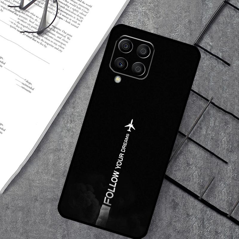 Plane Fly Your Dreams Case For Samsung Galaxy M14 M12 M11 M13 M15 M06 M16 M36 M56 M31 M53 M32 M52 M35 M55 M34 M54