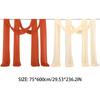 2pcs Chiffon Drape Fabric Panels for Wedding Arch Ceremony Reception Party Decorations Ceiling, engagement, stage