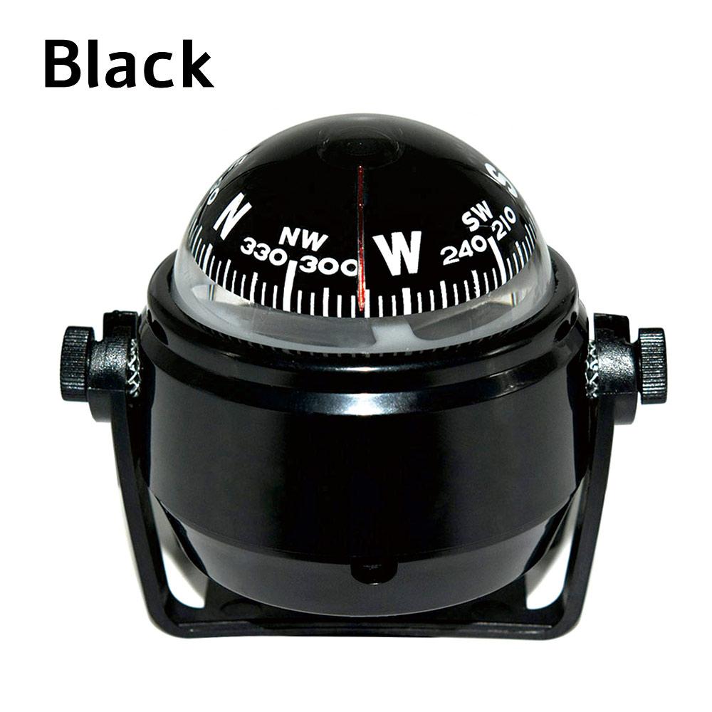 LED Marine Compass for Car Navigation Nautical Magnetic Compas Electronic ABS Portable Ball Compass Vehicle Interior Accessories
