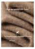 Women's Wool Blend Half-High Neck Knit Sweater - Fashionable Thickened Pullover for Autumn/Winter
