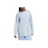 adidas Women's "Dyed With Nature" Printed Crewneck Sweatshirt Light Blue IA7716