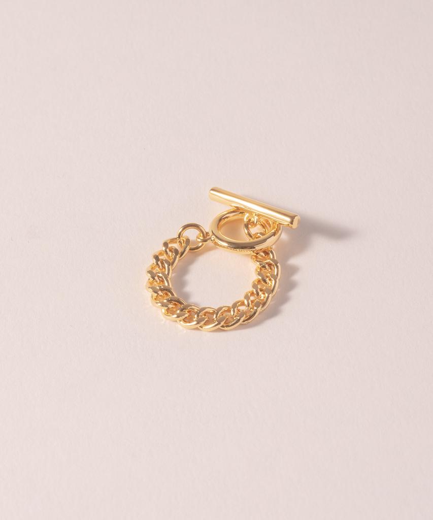 Novice Tokyo Mantel Chain Ring / Gold