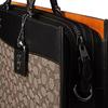 COACH handbag Rogue 41 classic presbyopic print, iconic logo embossed charm, zipper closure, jacquard fabric, cow leather hand-held crossbody bag