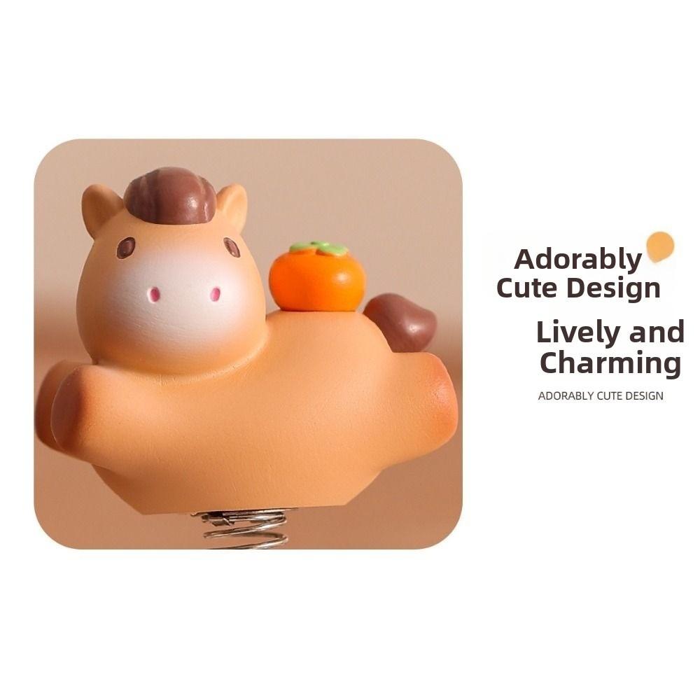 Chinese Style Chinese New Year Decoration Multicolor Zodiac Horse Ornaments  Office Desk Ornament