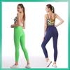 Fancy Yoga Clothes with Chest Pad Thin Bubble Wrap Backless Bra High Waist Hip Raise Yoga Pants Professional Workout Clothes