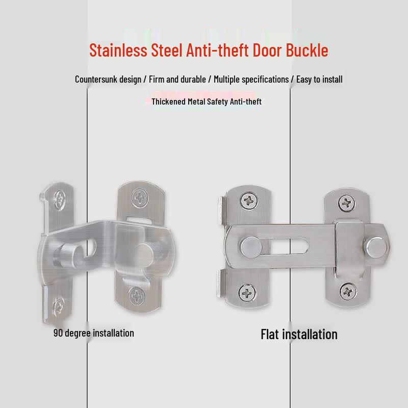 Stainless Steel 90-Degree Door Latch Bolt