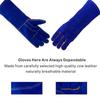 Leather Welding Gloves - Heat/Fire Resistant, Perfect for Gardening/Tig Weld/Beekeeping/BBQ-14inches