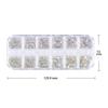 Cross-Border Nail Art Glitter Set: Semi-Pearl AB Rhinestones & Micro-Drill Nail Accessories