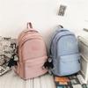 Zaino da donna Tinta unita Borsa da viaggio multi-tasca femminile per uomo casual Zaino di alta qualità per zaino per libri per ragazze adolescenti