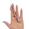 Durable DIY Religious Keychain Pendant Unique Design Silver Car Key Ring Pendant Alloy Christian Incense Home