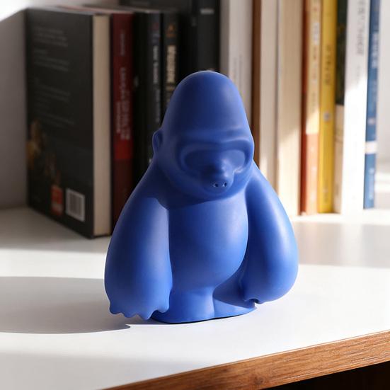 Gorilla Ornament Vinyl Modern Art Living Room Ornament Artistic Flavor Home Decor Children Room Desktop Decoration