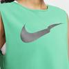 Nike Pleated Running Tank Top Women Tops Green CZ2836-310