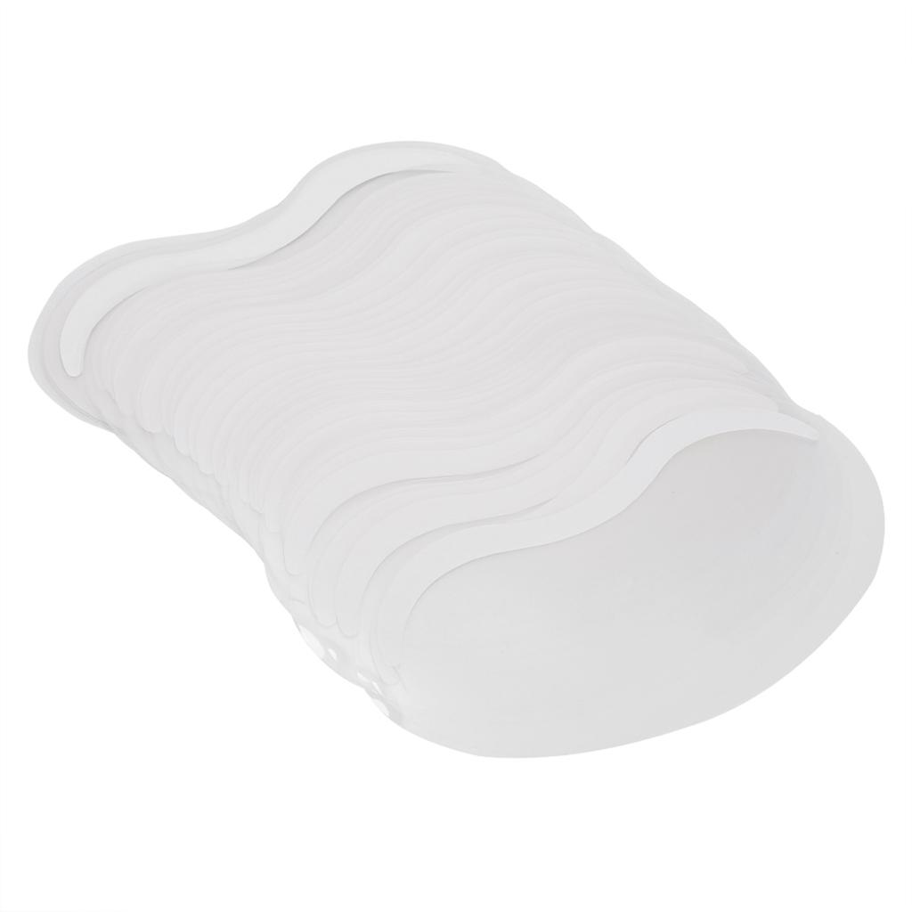 50Pcs Unbreakable Dyeing Hairdressing Salon Eye Face Protection Shield Hairspray Cover