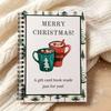Libro di Cartoline Regalo di Natale Multipage Sorprese ad Ogni Pagina Quaderno Regalo di Natale Fai da Te Buon Natale