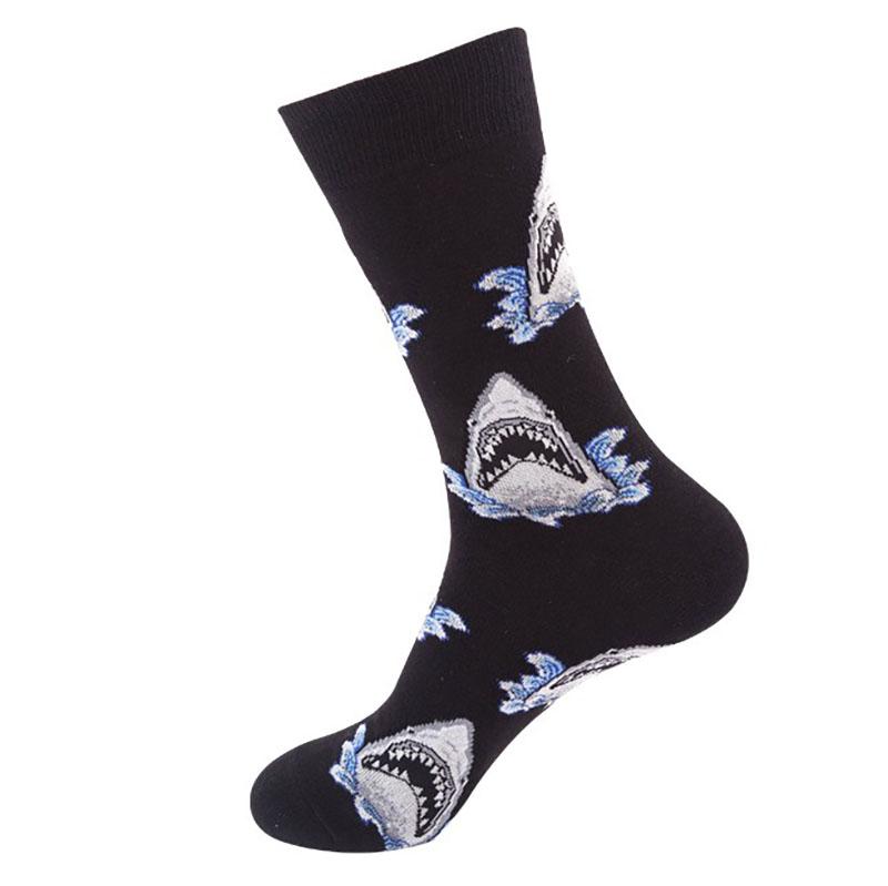 1 Pereche de Șosete Casual pentru Bărbați, cu Model Inedit, la Modă, cu Puncte Romboide Amuzante, Hip Hop, Șosete Medii pentru Femei