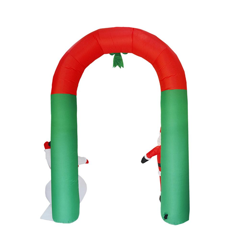 8 Foot Inflatable Santa  Snowman Arch Prop for Santa  snowman