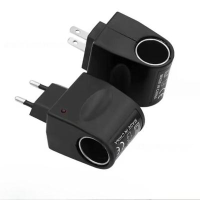 Car Cigarette Lighter Adapter Ac 220V To Dc 12V Eu Us Plug Converter Wall Power Socket Plug Adapter Auto Converter Car Accessory