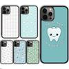 Cute Dentist Teeth Phone Case Cover for iPhone 17 Air 16 16e 15 13 14 11 12 Pro Max Plus Coque Fundas Shell