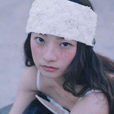 Poesiedame ROSE VEIL HEAD BAND IN WHITE