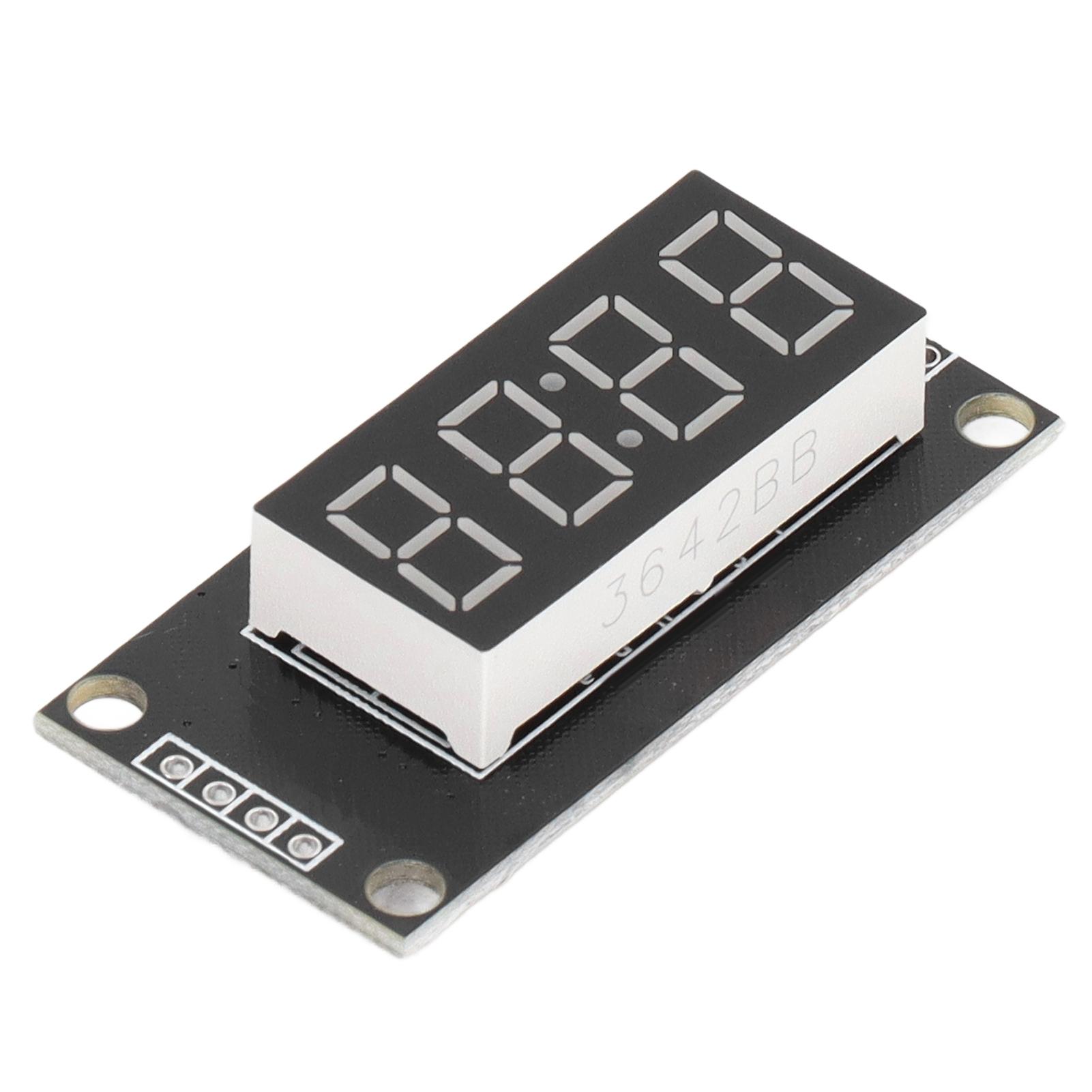 

0,36 дюйма 4-значна цифрова трубка зі світлодіодним синім сегментним модулем дисплея з годинником TM1637 2 контакти IO 5V