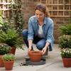 New Mobile Flowerpot Tray Anti Rotting Root BreathableBase Bottom Flower Pot Plastic Gardening Plant Pot Tray