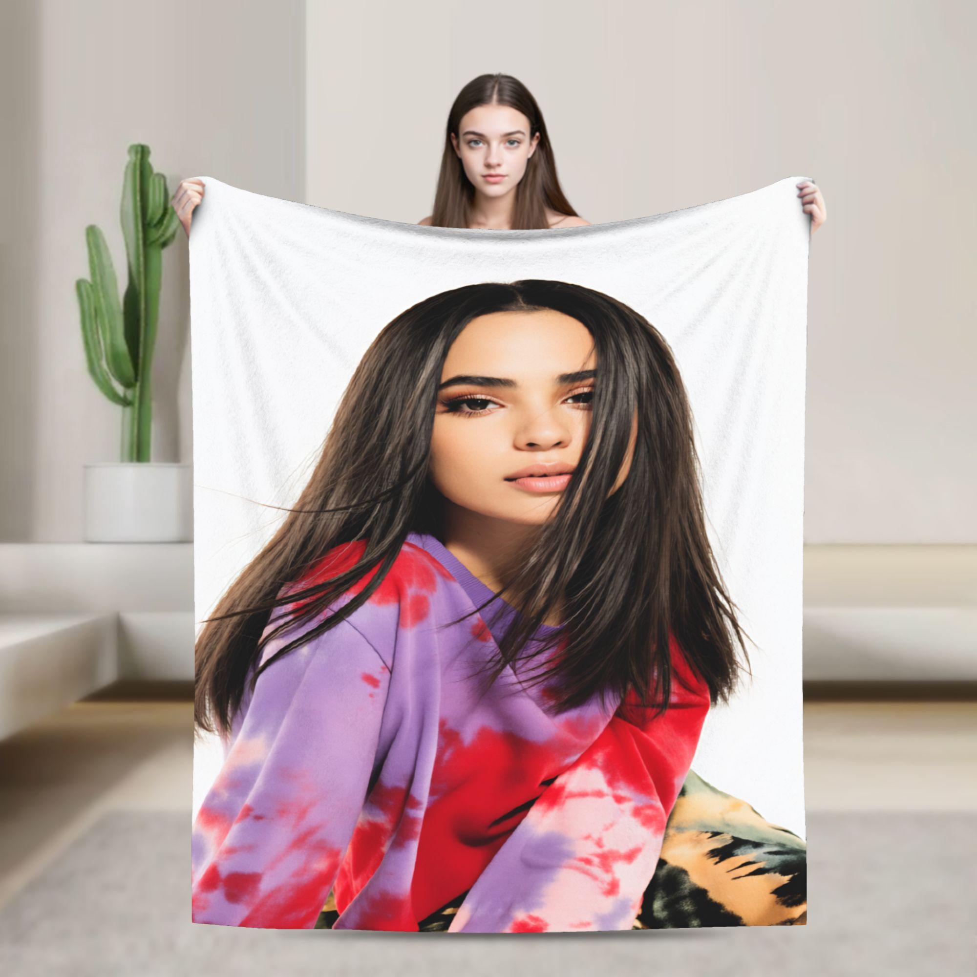 Actor Sofia Carson Blanket Quality Soft Warm Throw Blanket Winter Girls Boys Couch Bed Fluffy Bedspread 75x90cm